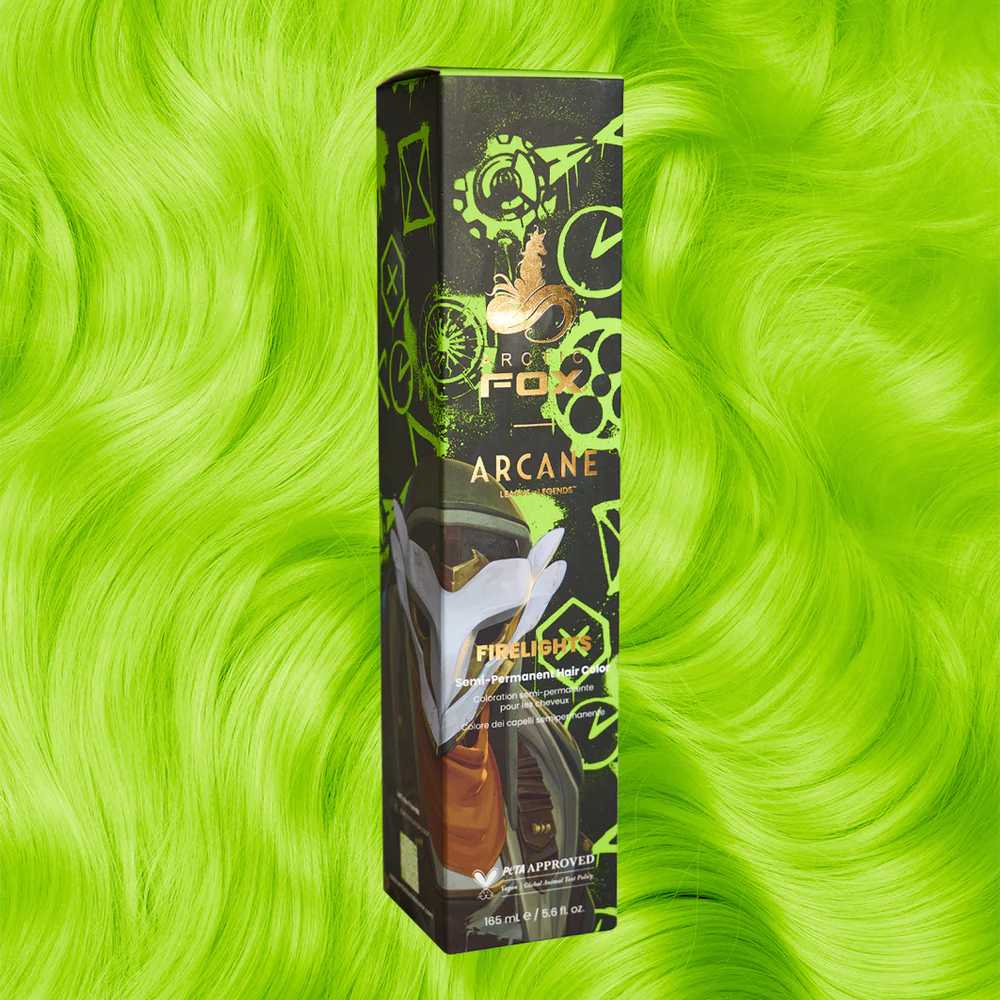 Arctic Fox - Firelights Semi permanent hair dye - Green